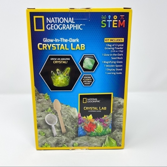 National Geographic Glow In The Dark CRYSTAL LAB (STEM) - Picture 2 of 2